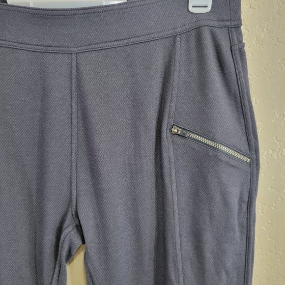 Athleta Women's Dark Grey Ponte Moto Pull-on Pants size XL - Picture 6 of 13